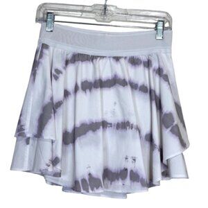 Lululemon Court Rival HR Skirt Tie-Dye Athletic Skort Purple White LW8ADJT Sz 6